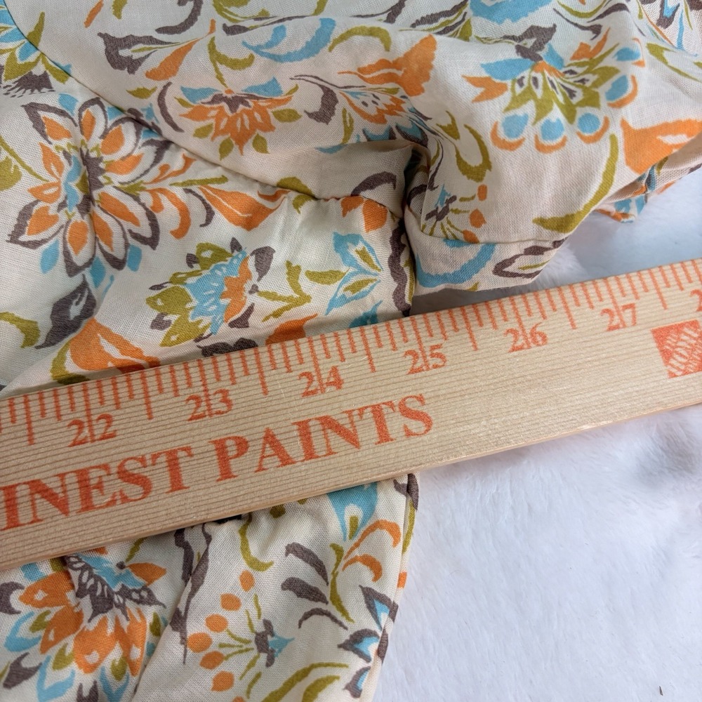 Anthropologie LEA Cotton Puff Sleeve Midi Maxi Dress Boho Peasant Cottagecore 3X - Picture 5 of 10